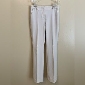 White House Black Market Cream Slacks